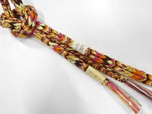 JAPANESE KIMONO / UNUSED Tegumi obijime